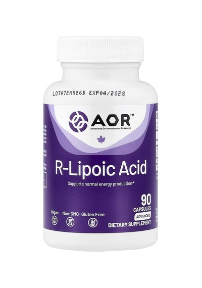 Advanced Orthomolecular Research Aor, R-lipoic Acid, 90 Capsules