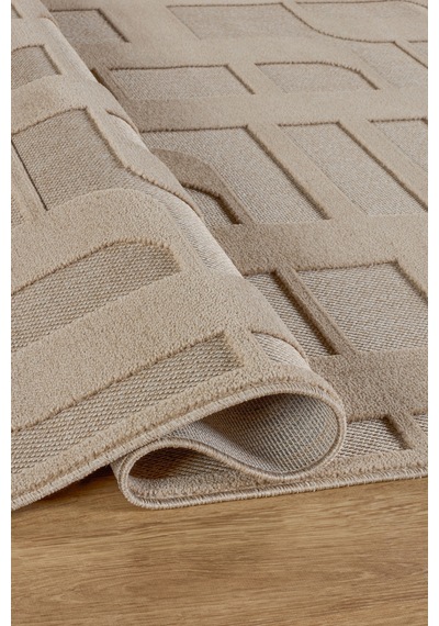 Kaşmir Halı İskandinav Tora Beige 160x230 Cm Salon Mutfak Halısı Yolluk Bej