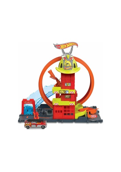 Hkx41 Hot Wheels Çember Pistli Iftaiye Istasyonu