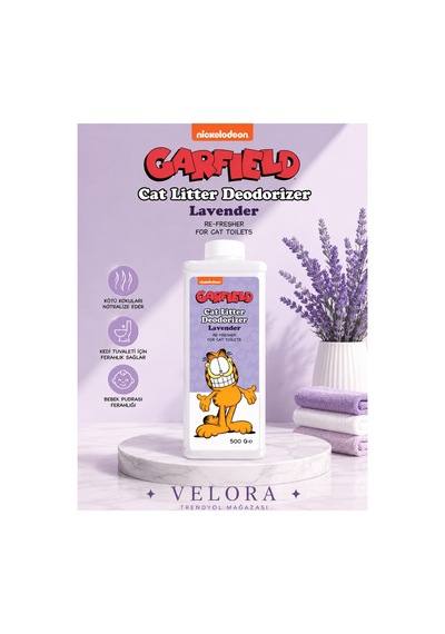 Garfield Kedi Tuvaleti Koku Giderici Deodorizer Lavanta Kokulu 500 Gr - 885808891