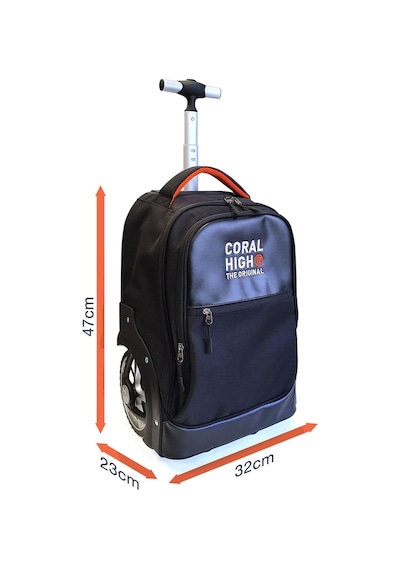 Coral High Siyah İki Kademeli Çekçekli Çanta 23256