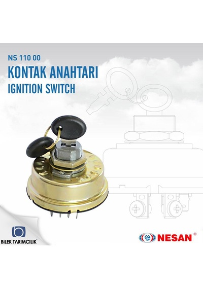 Fiat Traktör Kontak Anahtari 450-480-640-54C Ns11000