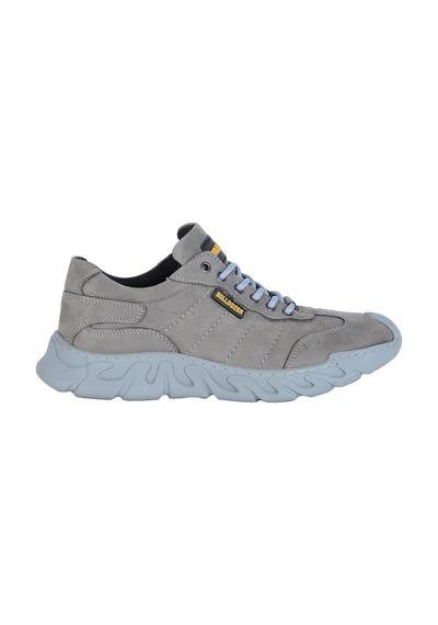 Bulldozer 240041 Gri Nubuk %100 Deri Erkek Casual Ayakkabı 001