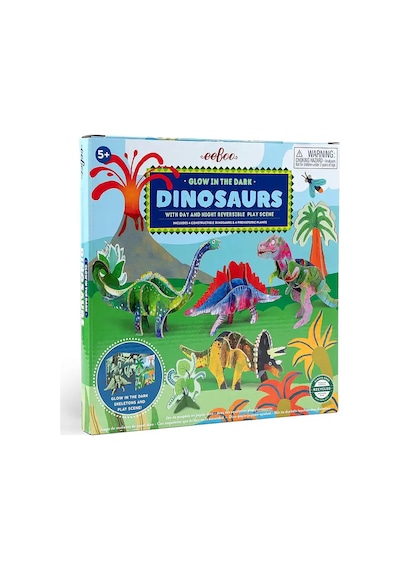 Eeboo 3d Glow İn The Dark Oyun Sahnesi - Dino