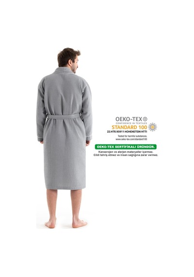 Unisex Soho Pike Bornoz - Gri