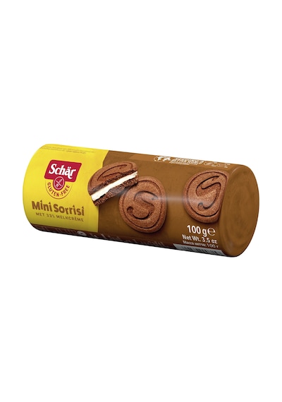 Schar Mini Sorrisi Glutensiz Kaymaklı Çikolatalı Bisküvi 12 x 100 G