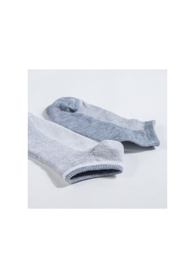 Worthy Socks 12'li Erkek Pamuklu Yıkamalı Gri Sneakers Görünmez Çorap