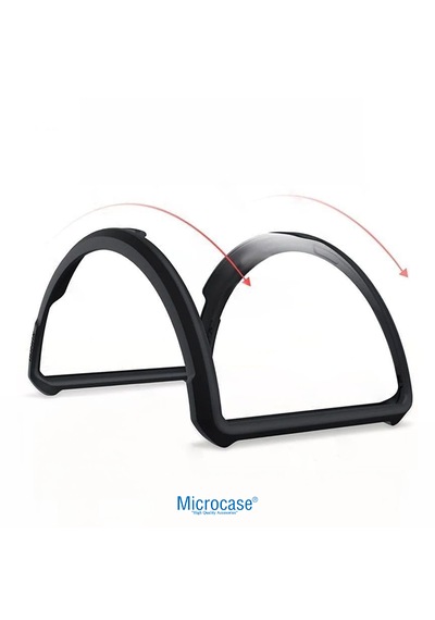 Microcase Vivo V70 Fe 5g Uyumlu Airbag Serisi Darbeye Dayanıklı Köşe Korumalı Kılıf - Al3370 Şeffaf - Siyah