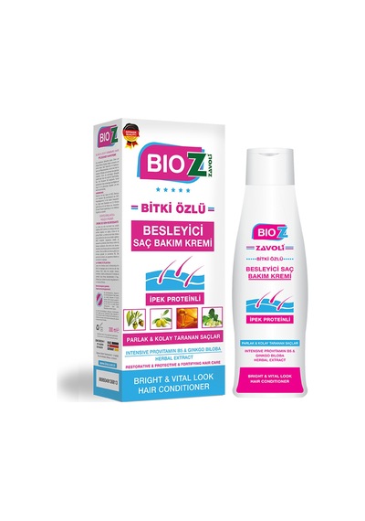 Bioz Kolay Taranan Saçlar İçin Besleyici Saç Bakım Kremi 300 ML