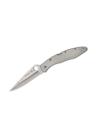 Spyderco Police Model Stainless Plainedge Çakı Gümüş