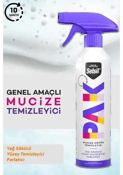 Pak Mucize Köpük Sprey Temizleyici 500 Ml 10'lu Set 60632026