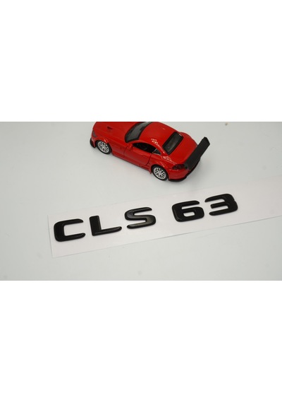 CLS 63 Bagaj Parlak Siyah ABS 3M 3D Yazı Logo