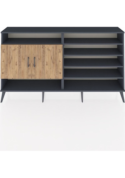 Arges Konsol 7 Raflı 2 Kapaklı 176x30x99 Antrasit-çam/aytaşı Antrasit-çam/aytaşı Arges Konsol 7 Raflı 2 Kapaklı 176x30x99 Antrasit-çam/aytaşı Antrasit-çam/aytaşı