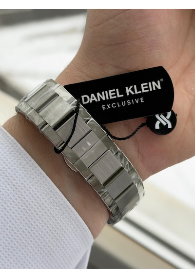 Daniel Klein İtalyan Tasarım Bilekli Hediyeli 2 Yıl Garantili Çelik Kordon Erkek Kol Saati Y10769.2 Gümüş