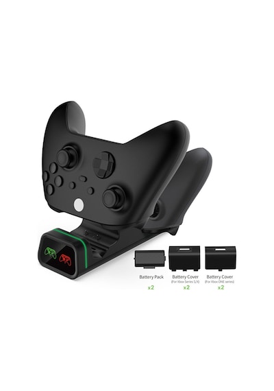 Dobe Xbox One-Series S/X Joystick 2Xbatarya ve Şarj Standı
