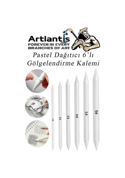 A5 Eskiz Defteri Spralli 50 Yaprak Karakalem Çizim Seti Gölgelendirme Kalemi Kuruboya Hamur Silgi Fatih Dereceli Kalem Genel