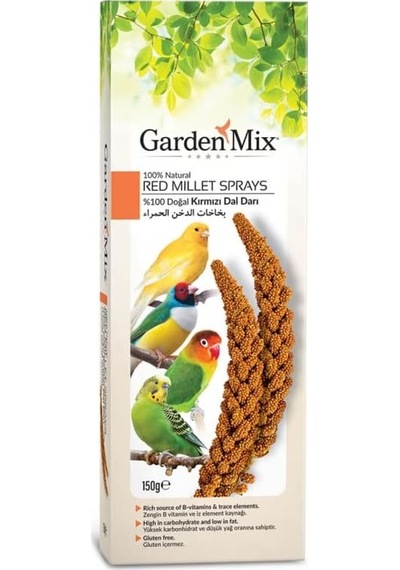 Gardenmix Platin Kırmızı Dal Darı Yeni Hasat