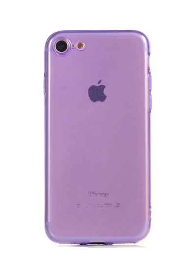 Apple Uyumlu iPhone 7 Kılıf Zore Mun Silikon-Mor