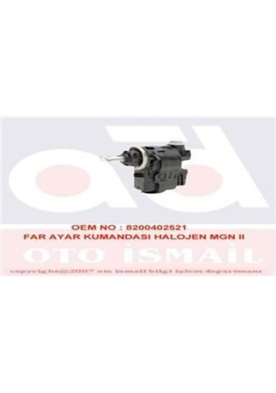VALEO 43729 FAR AYAR MOTORU KANGOO 10- MEGANE II HALOJEN