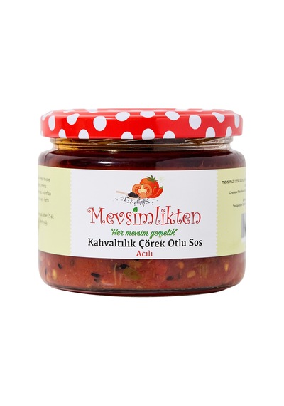 Mevsimlikten Acılı Kahvaltılık Çörek Otlu Sos 300g - 4 Adet Tarı