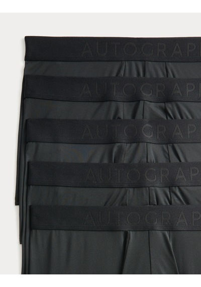 Marks & Spencer 5 Li Cool & Fresh Hipster Külot Seti T14006137a Siyah