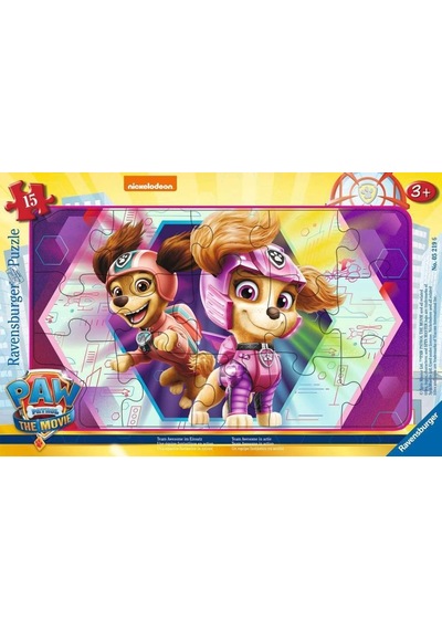 15 Parçalı Büyük Çerçeveli Puzzle Paw Patrol