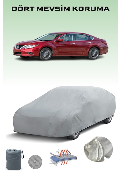 Gri Nissan Altima 4 Araba Brandası, Oto Örtüsü, Araba Çadırı Gri