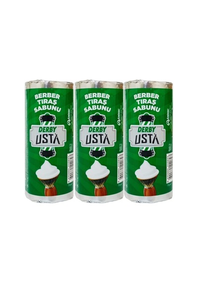 Derby Usta Berber Tıraş Sabunu, 75g, 3 Adet
