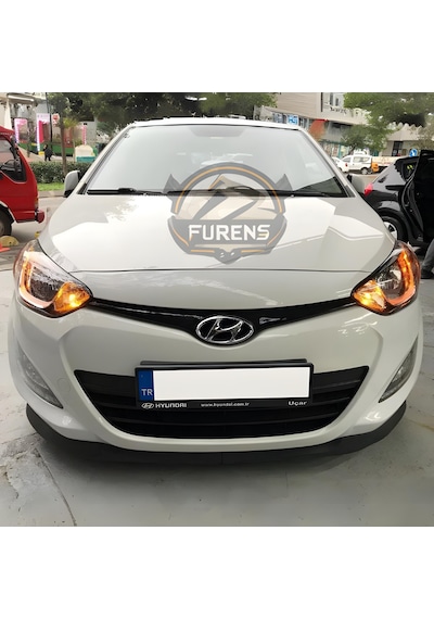 Hyundai İ20 2008-2014 Uyumlu H Lip Esnek Ön Lip 2 Parça Karlık Ön Ek Tampon Altı Dill