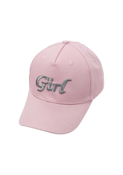 Civil Girls Girl Yazı Desen 10-13 Yaş Kep Şapka - Pembe Standart