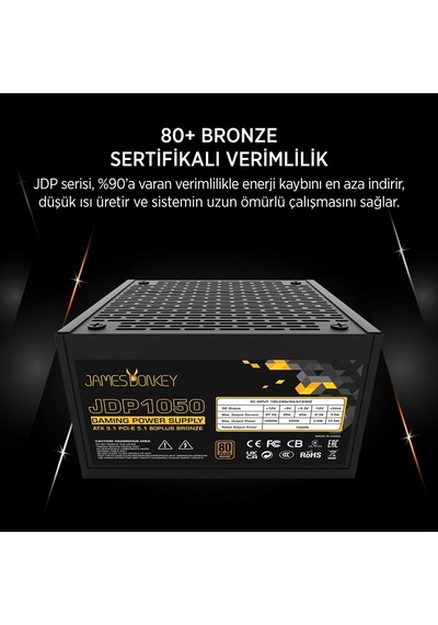 James Donkey Jdp1050 Apfc 12cm 80+ Bronze 1050w Ps