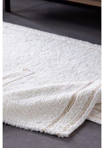 Doquhome Dora Banyo Paspası Krem&vizon 60x100cm Krem