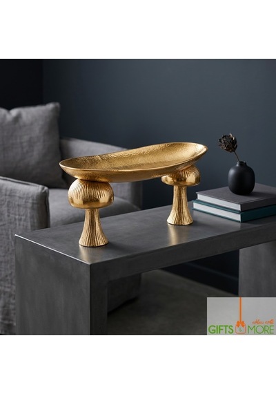 Mushroom Gold Ayaklı Gondol 38x16x18
