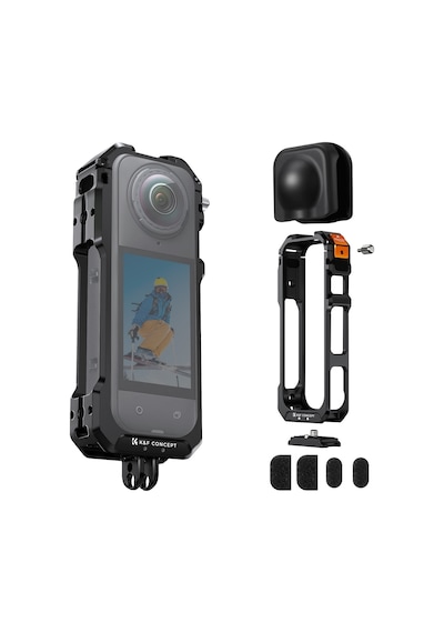 K&f Concept Insta360 X5 Için Alüminyum Kafes