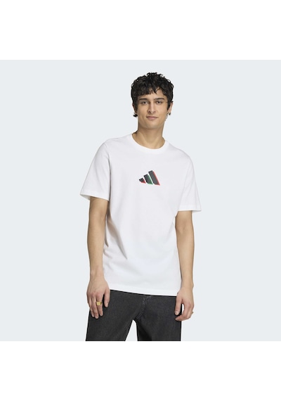 Adidas İtalya Etrusco Graphic Erkek Beyaz T-shirt Kb9505
