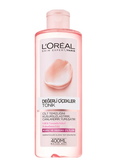 L'Oreal Paris Değerli Çiçekler Kuru ve Hassas Ciltler için Tonik 400 ML