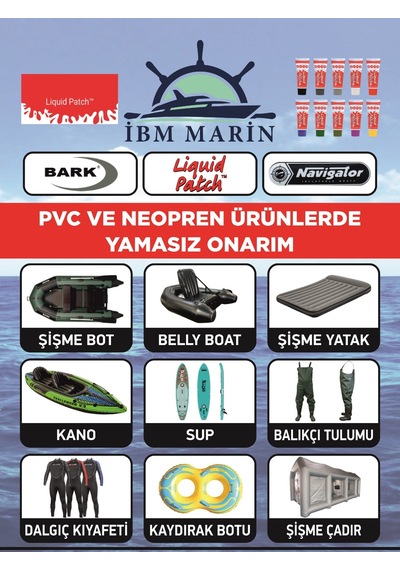 Liquid Patch Şişme Yatak Yapıştırıcı Balıkçı Tulumu Yapıştırıcı Mor