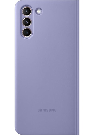Galaxy S21 Plus İle Uyumlu Smart Clear View Kılıf-mor Ef-zg996cvegtr
