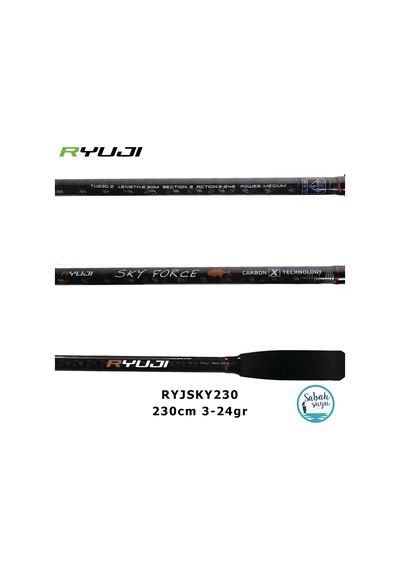Ryuji Sky Force Fuji 2.30mt 3-24gr 2p Light Spin Kamış