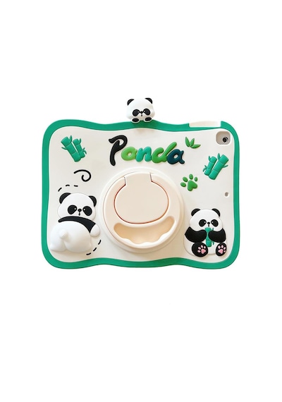 Apple Uyumlu iPad 8. Nesil 10.2" Kılıf Cute Dolls Standlı Eğlenceli 3d Karekterli Çocuk Kılıfı A2270 A2428 A2429 A2430 Kılıf