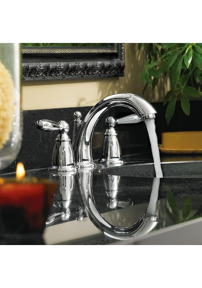 Moen Brantford Krom İki Kulplu Yaygın Banyo Bataryası Trim Kiti 3 Diğer