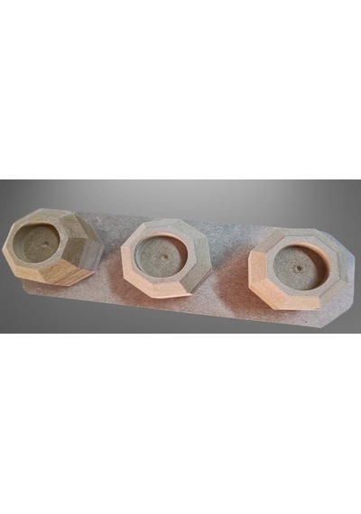 1448bng90247hobi Adn Dekoratif Sekizgen Mumluk Ahşap Mdf Ham Cnc Kesim Model El Yapım