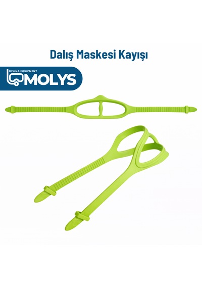 Molys Dalış Maskesi Kayışı Yeşil