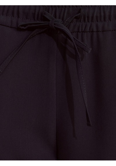Dilvin 71608 Manşetli Jogger Pantolon-siyah Siyah