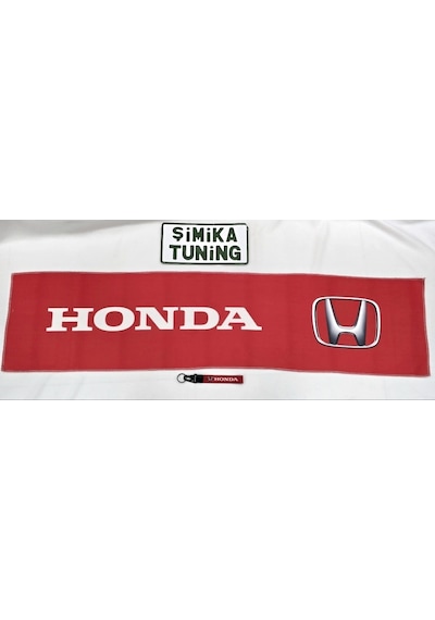 Honda Kırmızı Otomobil Torpido Havlusu Araç Göğüs Halısı Üniversal Yıkanabilir 1.kalite Kalın Kumaş