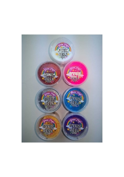 Yumtoys Gold Serisi Slaym - Hazır Slime 6 Renk 7 Kutu 140x7 Gr Gümüş, Sarı, Kırmızı, Mavi, Pembe, Mor, Beyaz