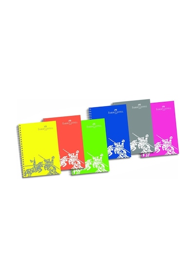 Faber Castell A4 140 Yaprak Çizgili Plastik Kapak Spiralli Defter