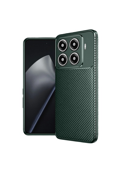 Uryport Xiaomi Mi 15t Pro Auto Focus Karbon Kapak - Koyu Yeşil