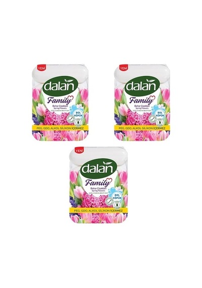 Dalan Family Bahar Çiçekleri Güzellik Sabunu 75 G x 4 3'lü