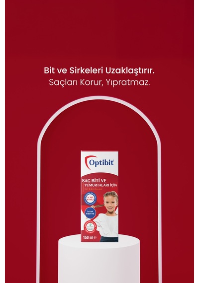 Optibit 150 Ml Bit Şampuanı Metal Tarak Hediyeli